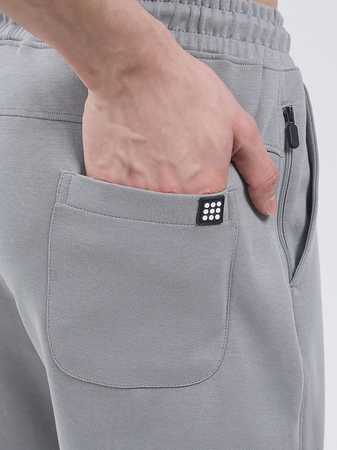 Rock.it Men Grey Solid Regular Fit Winter Lower - Image 7