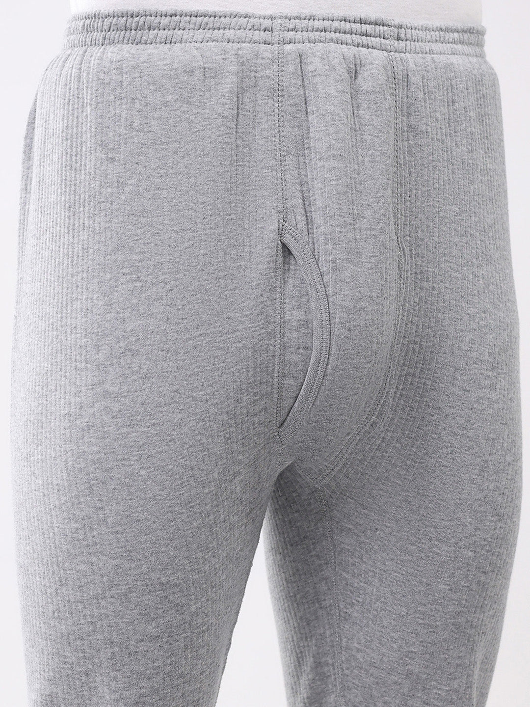 Men Grey Solid Thermal Lower - Image 6