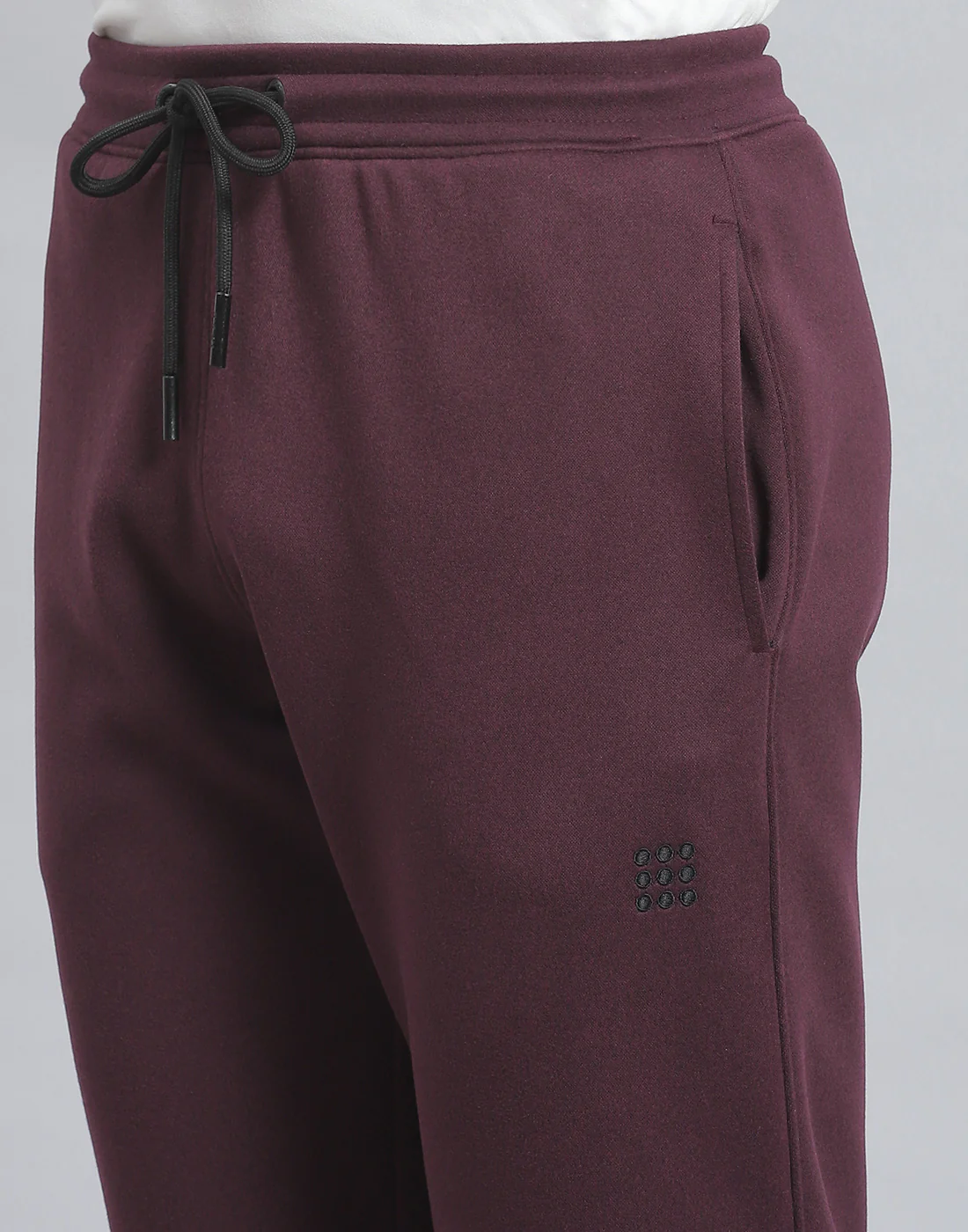 Rock.it Men Maroon Solid Regular Fit Winter Lower - Image 6
