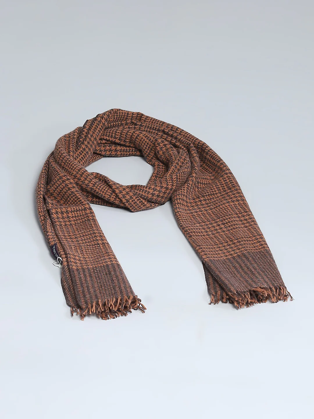 Men Multicolor Self Design Muffler - Image 6