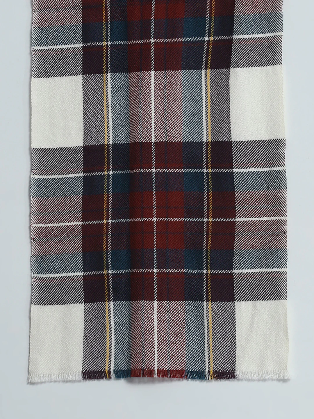 Men Multicolor Self Design Muffler - Image 7