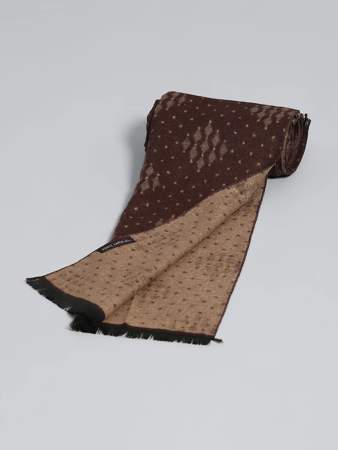 Men Multicolor Self Design Muffler - Image 6