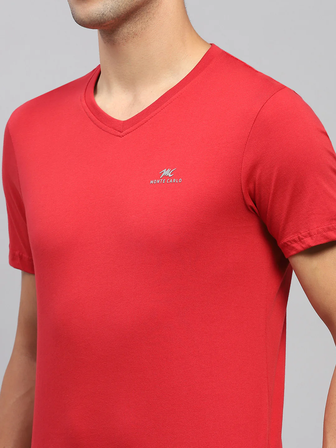 Men Multicolor Solid V Neck Half Sleeve T-Shirt (Pack of 3) - Image 12