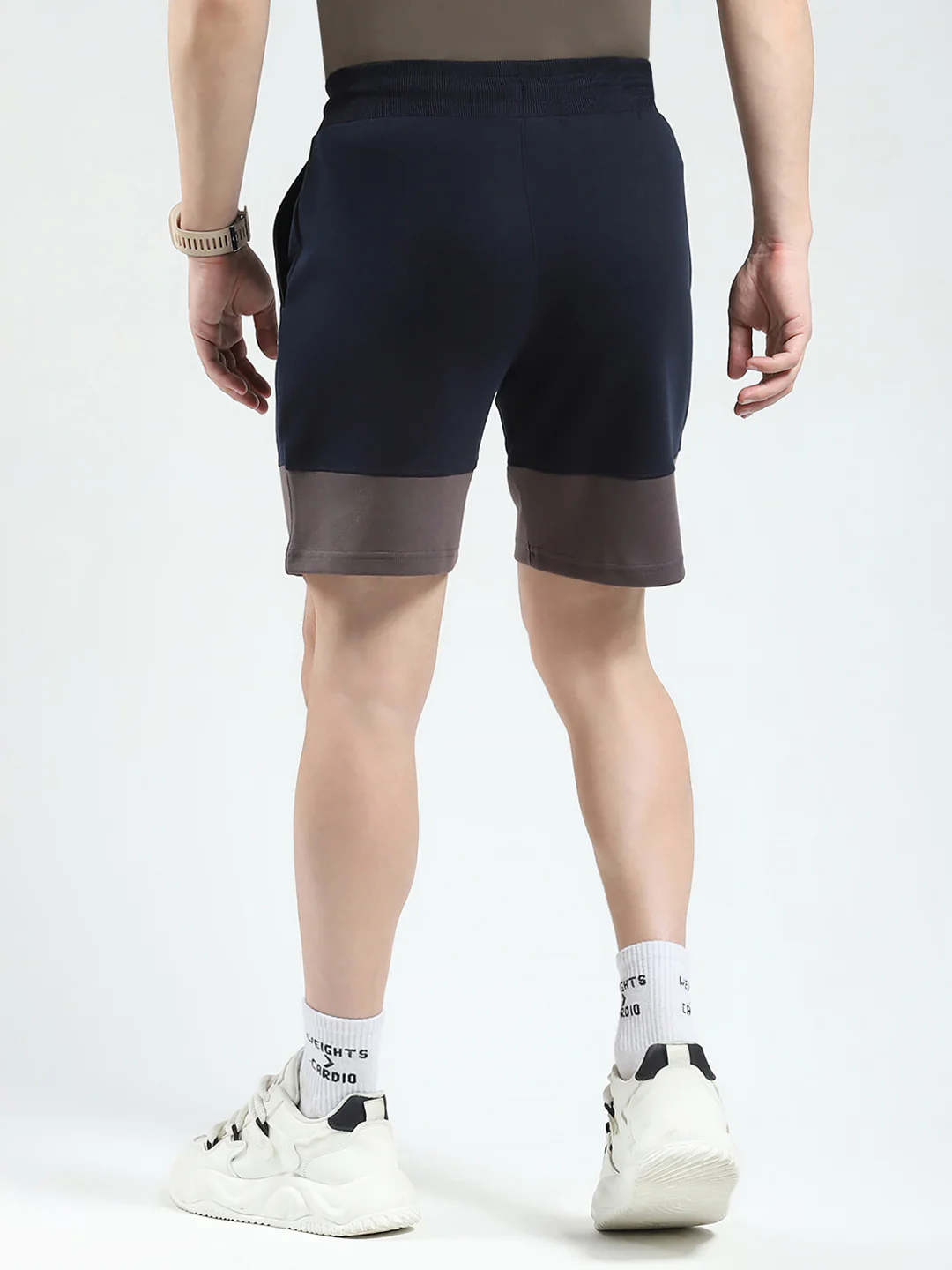 Rock.it Men Navy Blue Printed Regular Fit Shorts - Image 5