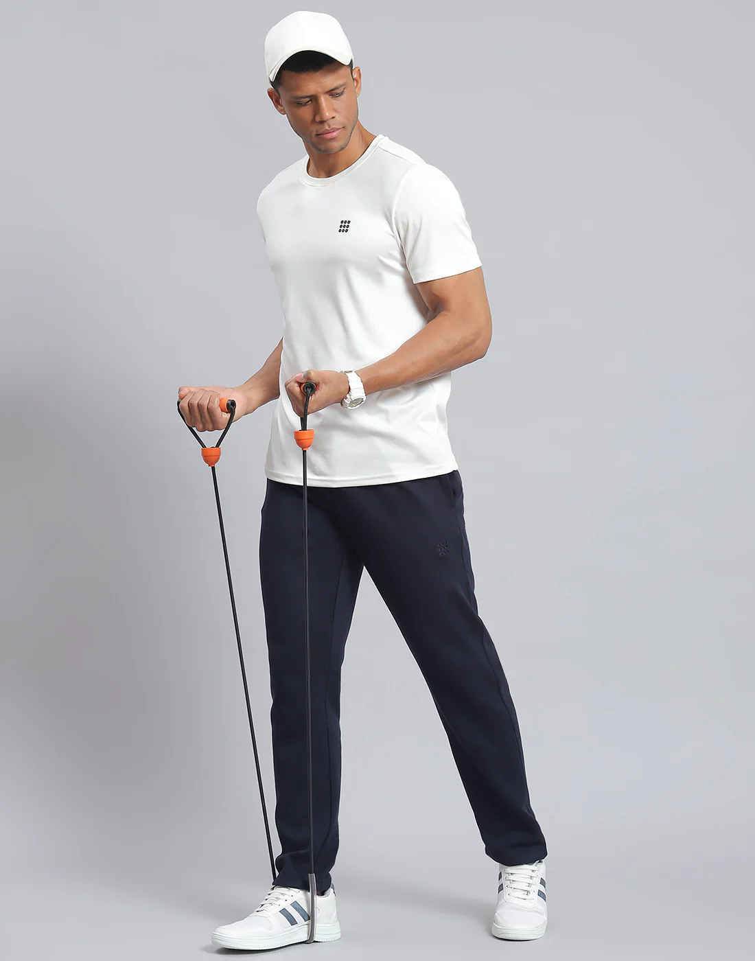 Rock.it Men Navy Blue Solid Regular Fit Winter Lower - Image 2