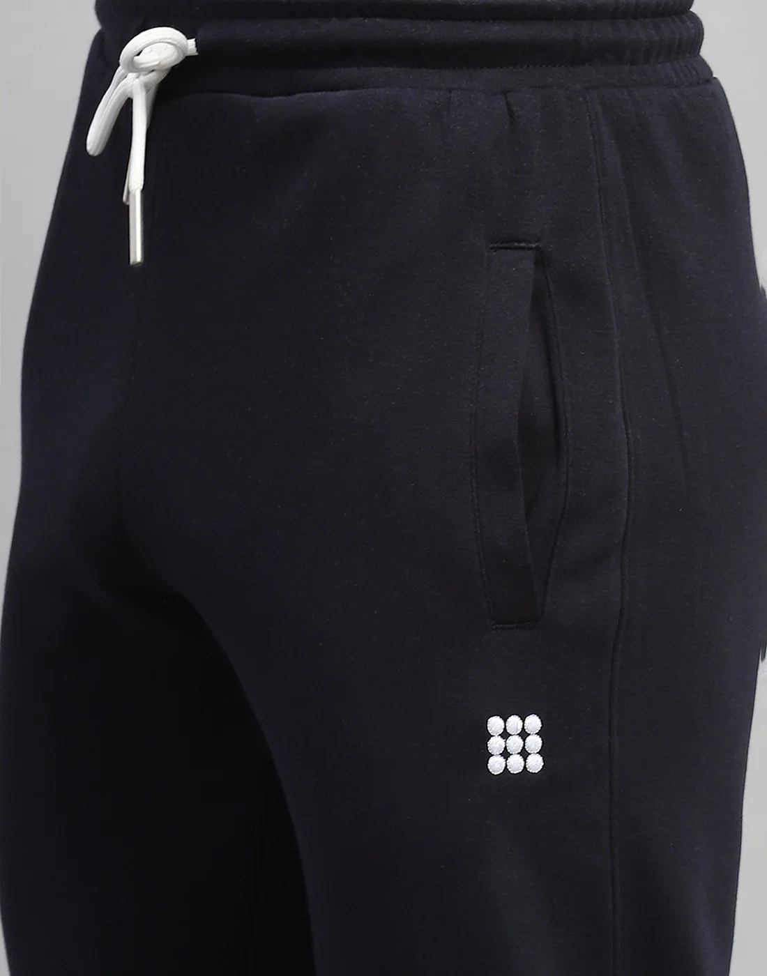 Rock.it Men Navy Blue Solid Regular Fit Lower - Image 6
