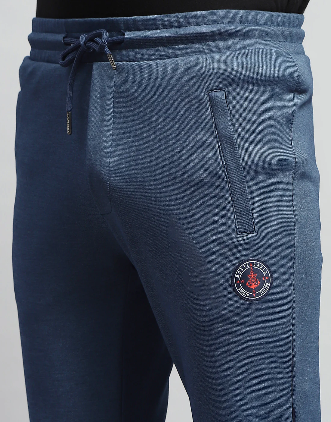 Men Navy Blue Solid Regular Fit Lower - Image 6