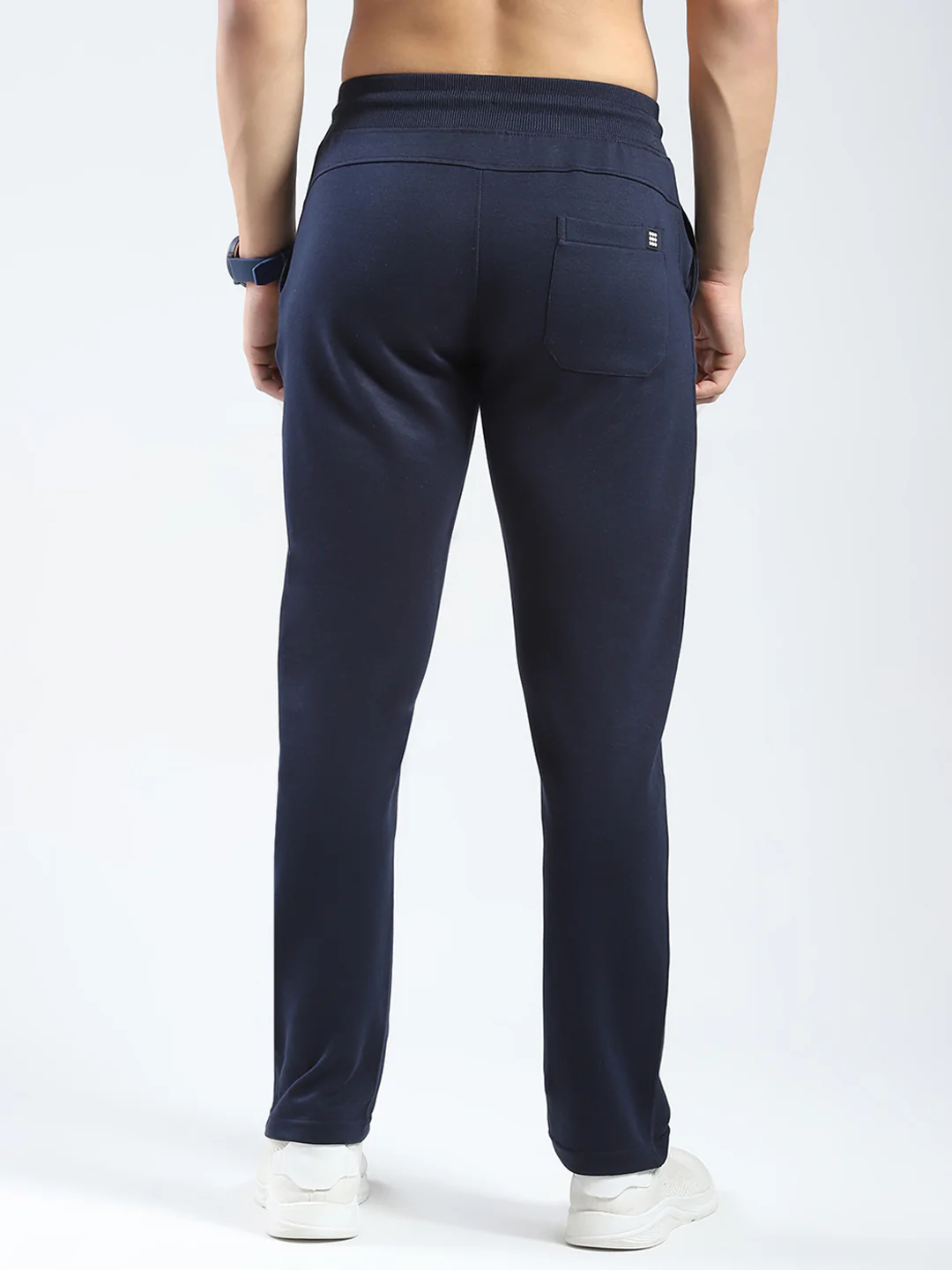 Rock.it Men Navy Blue Solid Regular Fit Lower - Image 5