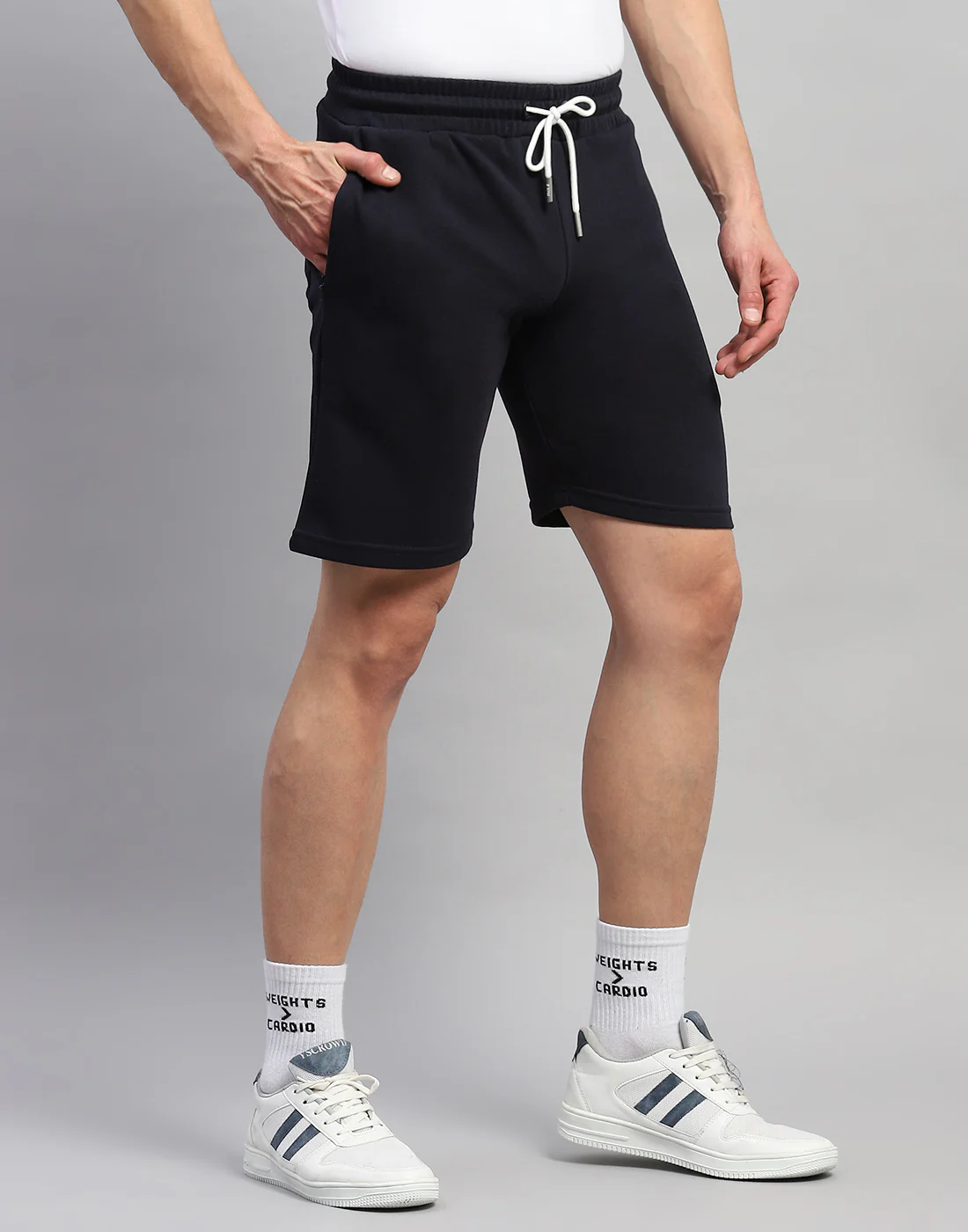 Rock.it Men Navy Blue Solid Regular Fit Short - Image 5