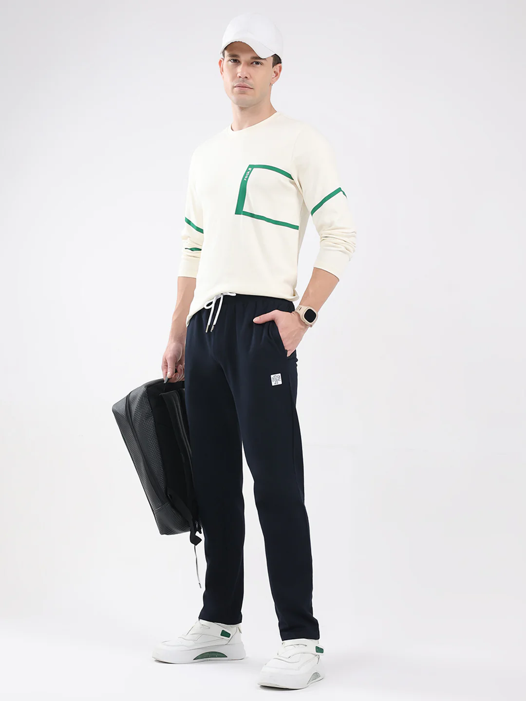 Rock.it Men Navy Blue Solid Regular Fit Winter Lower - Image 2