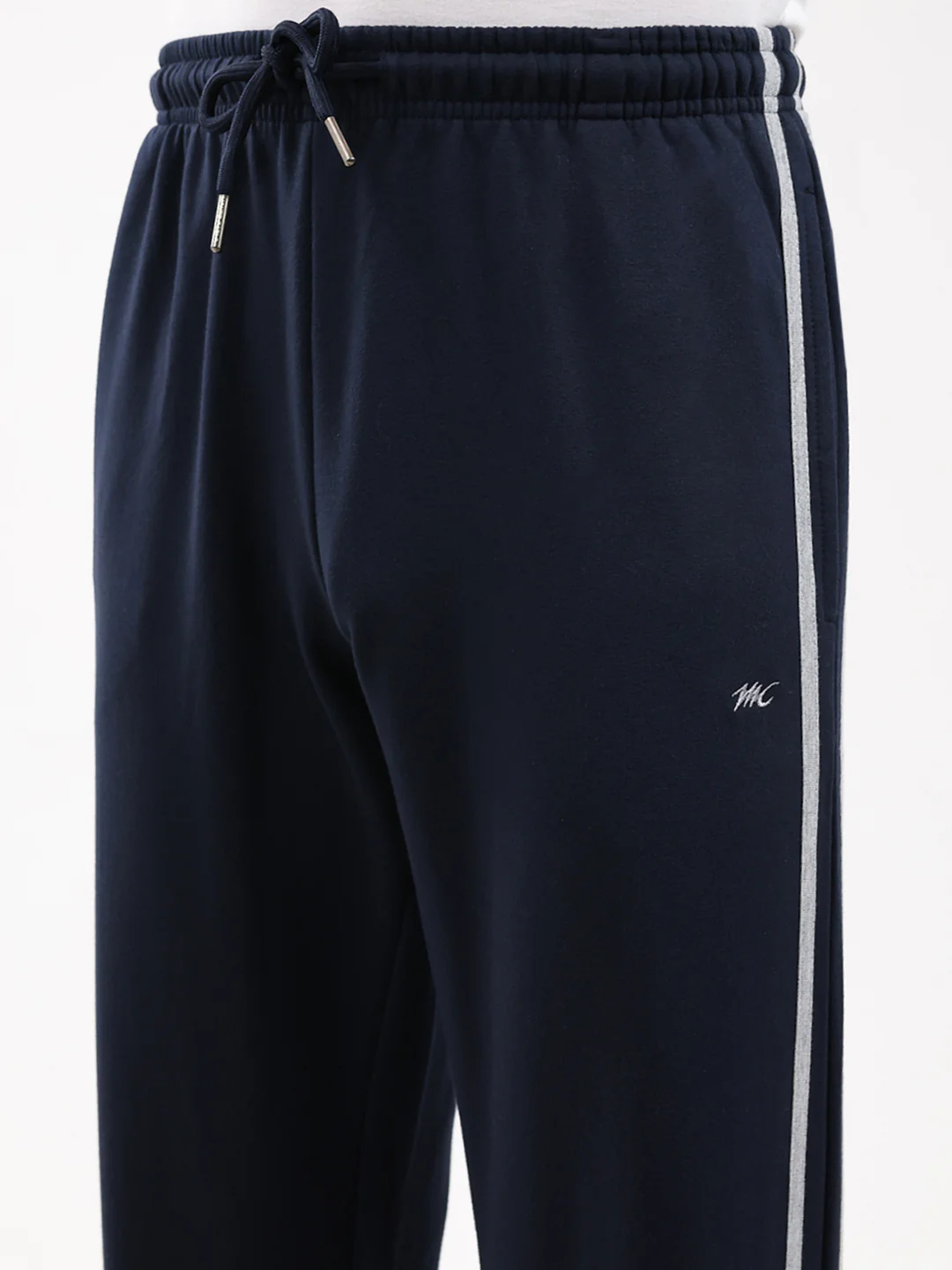 Men Navy Blue Solid Regular Fit Winter Lower - Image 6