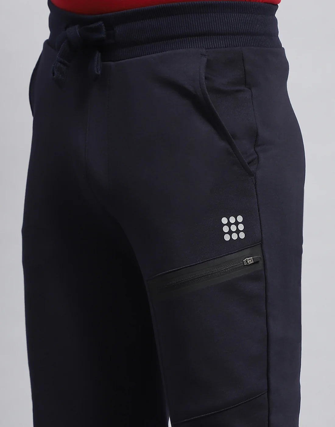 Rock.it Men Navy Blue Solid Smart Fit Jogger - Image 7