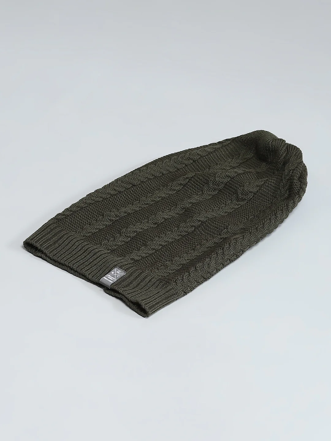 Men Olive Solid Cap - Image 6