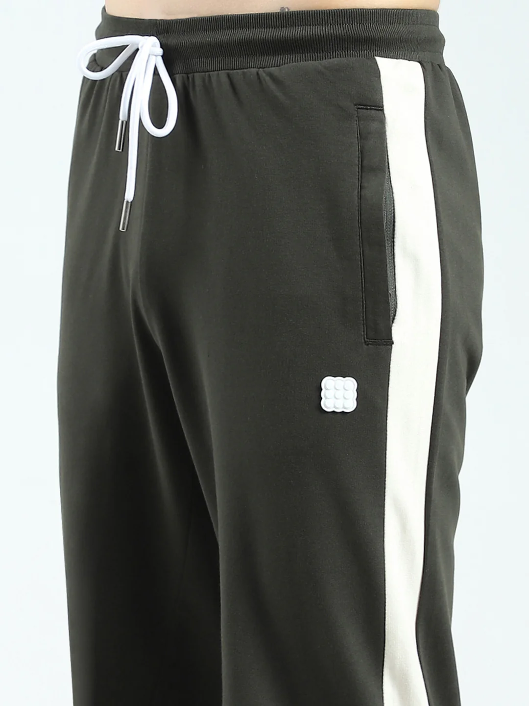 Rock.it Men Olive Solid Regular Fit Lower - Image 6