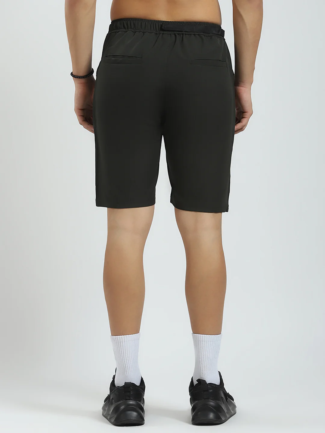Rock.it Men Olive Solid Regular Fit Short - Image 5
