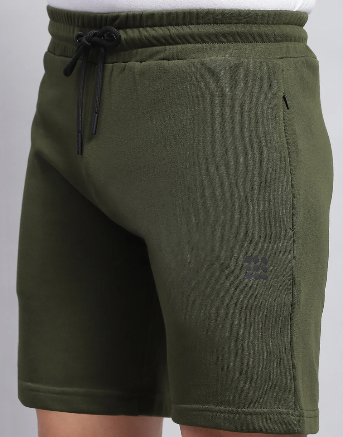 Rock.it Men Olive Solid Smart Fit Short - Image 3