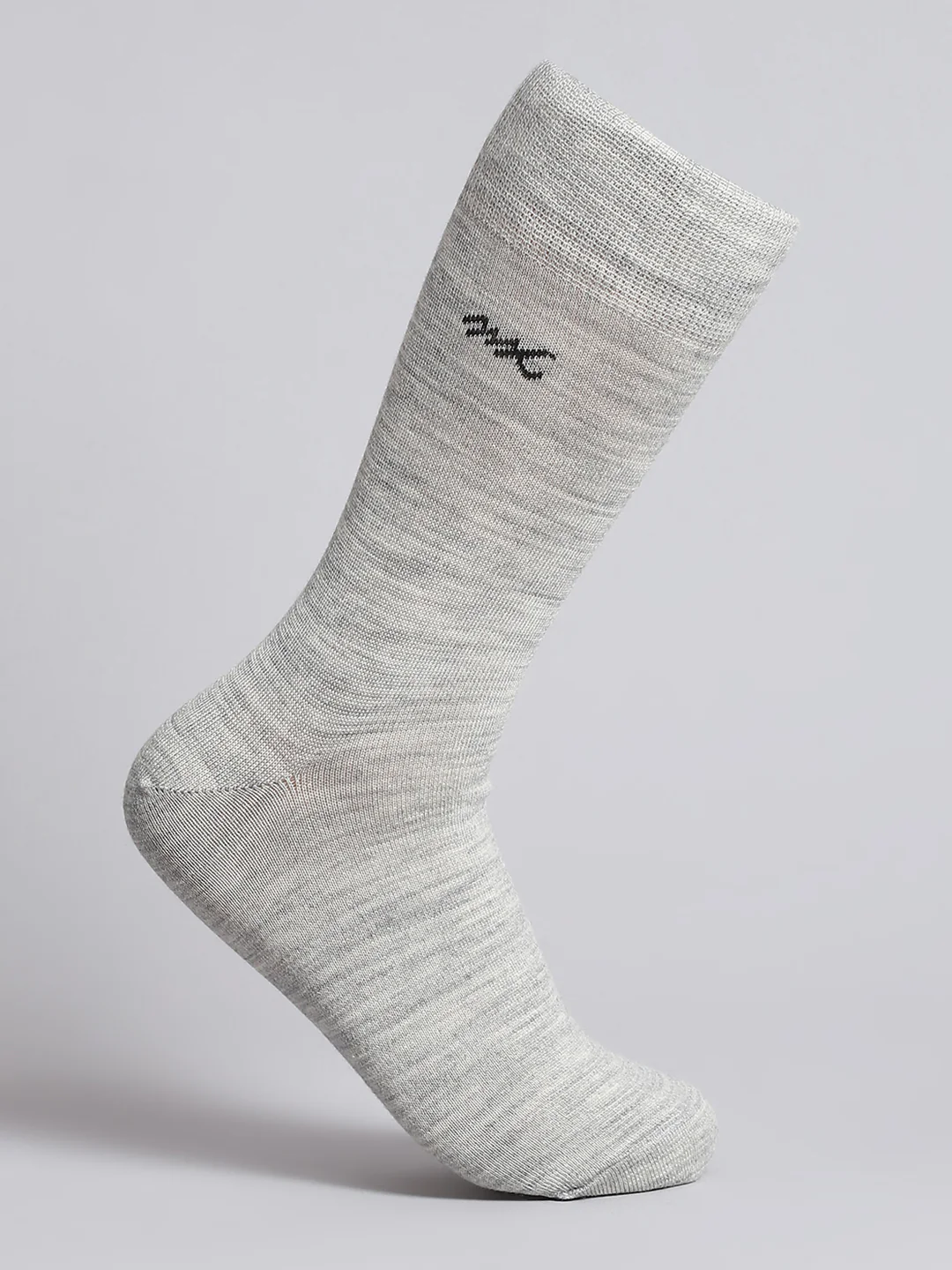 Men Pure Wool Solid Mid Calf Length Socks (1 Pair) - Image 3