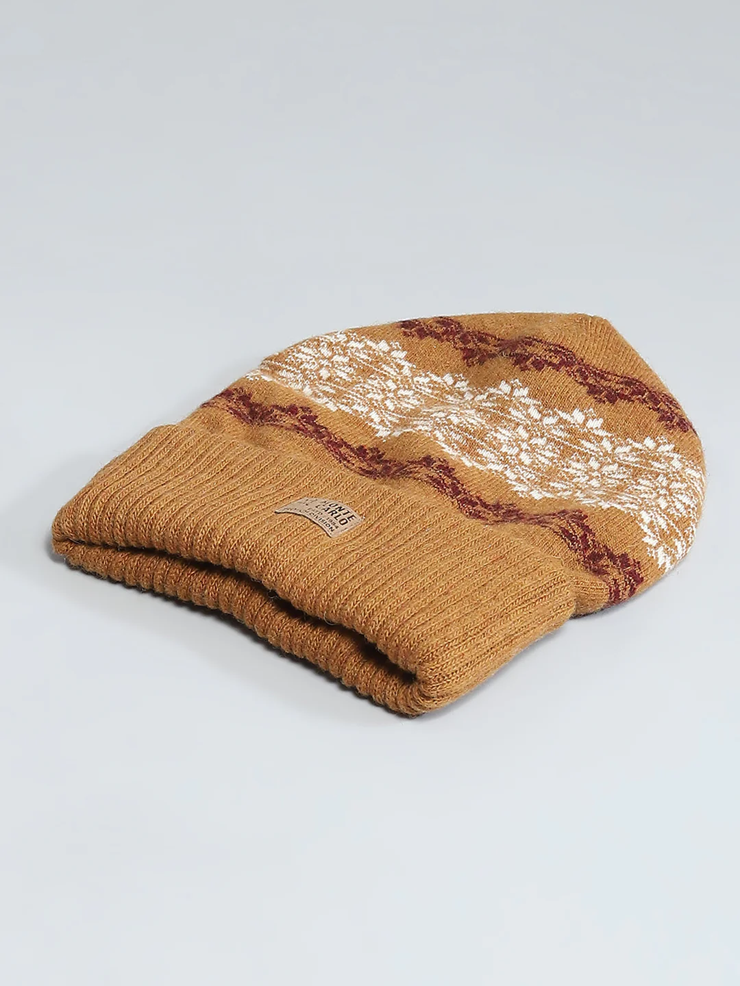 Men Rust Self Design Cap - Image 6
