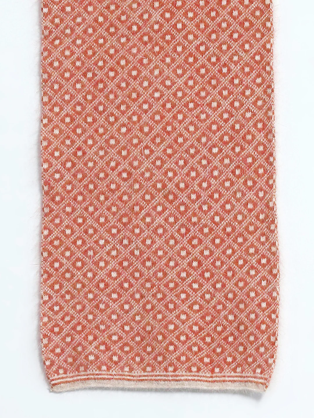 Men Rust Self Design Muffler - Image 7