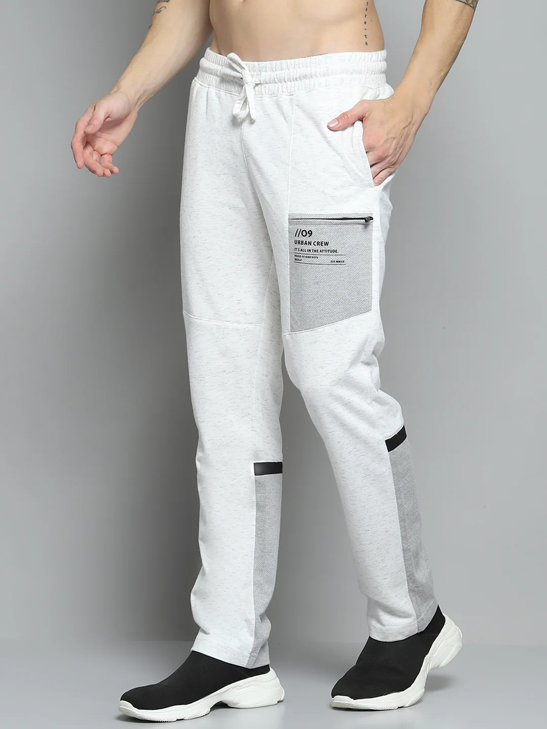 Rock.it Men White Printed   Lower - Image 3