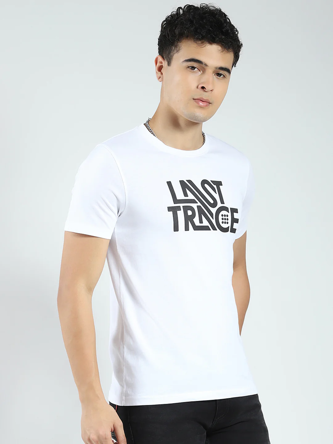 Rock.it Men White Printed Round Neck Half Sleeve T-Shirt - Image 4