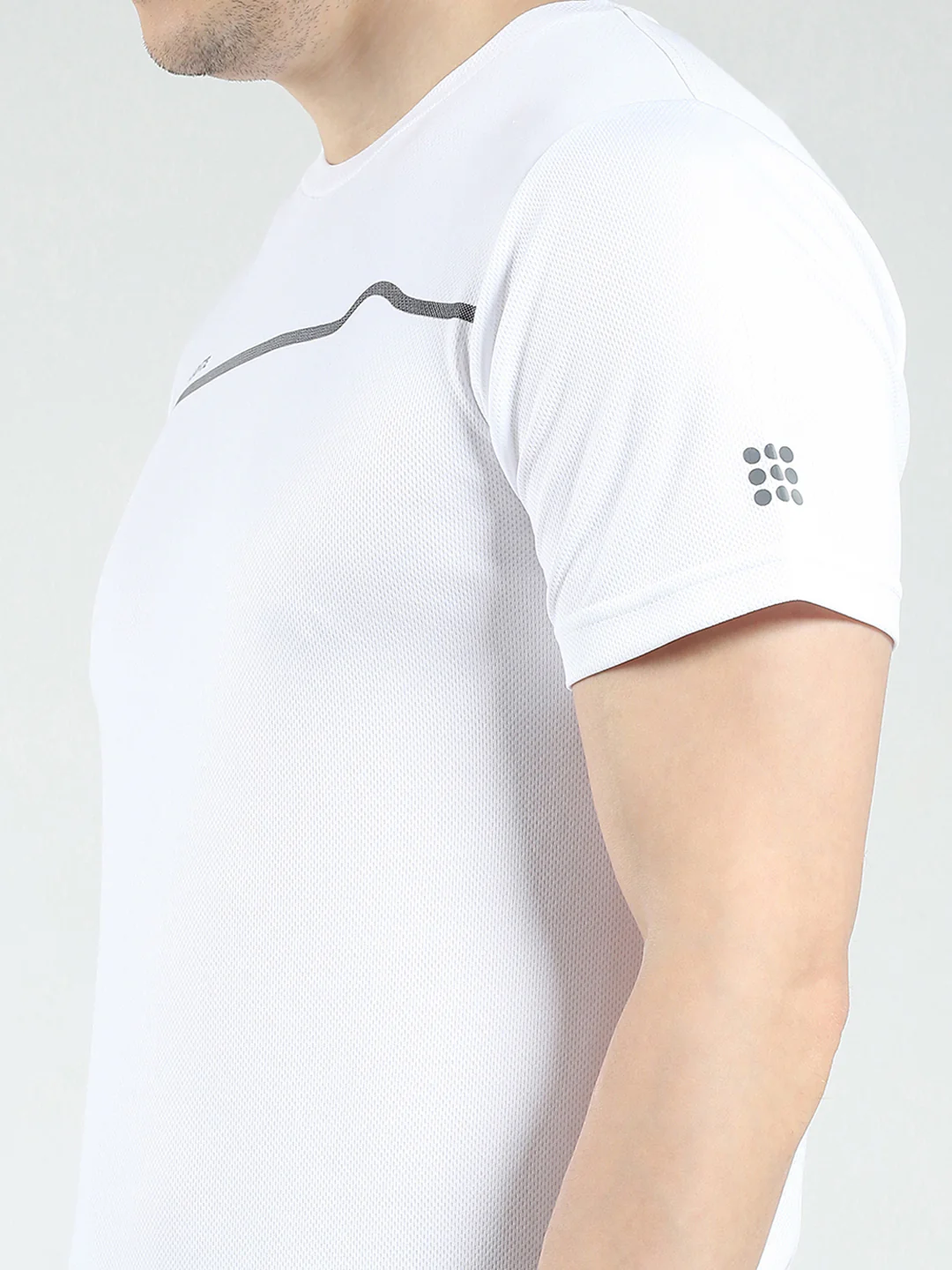 Rock.it Men White Printed Round Neck Half Sleeve T-Shirt - Image 6