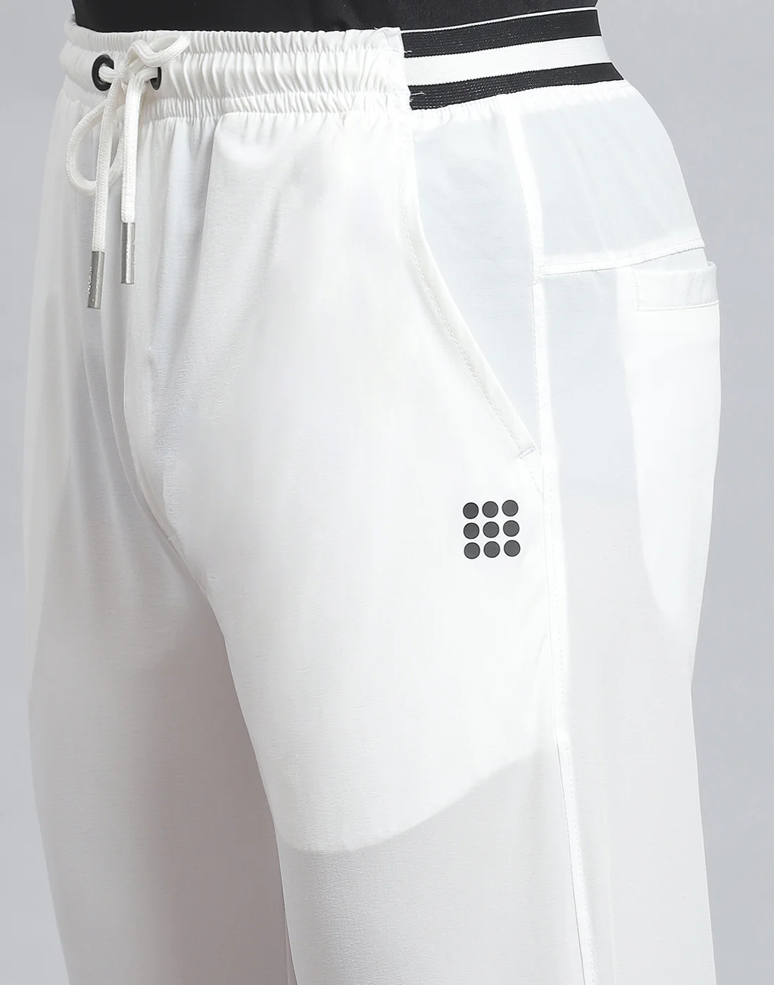 Rock.it Men White Solid Regular Fit Winter Lower - Image 6
