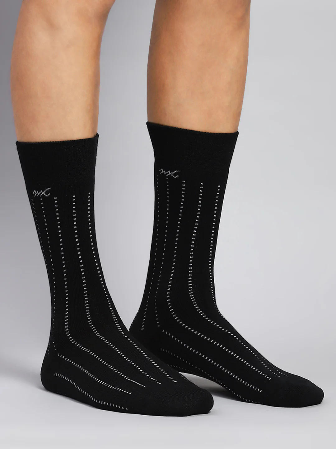Men Wool blend Self Design Calf Length Socks (Pack of 2) - Image 7