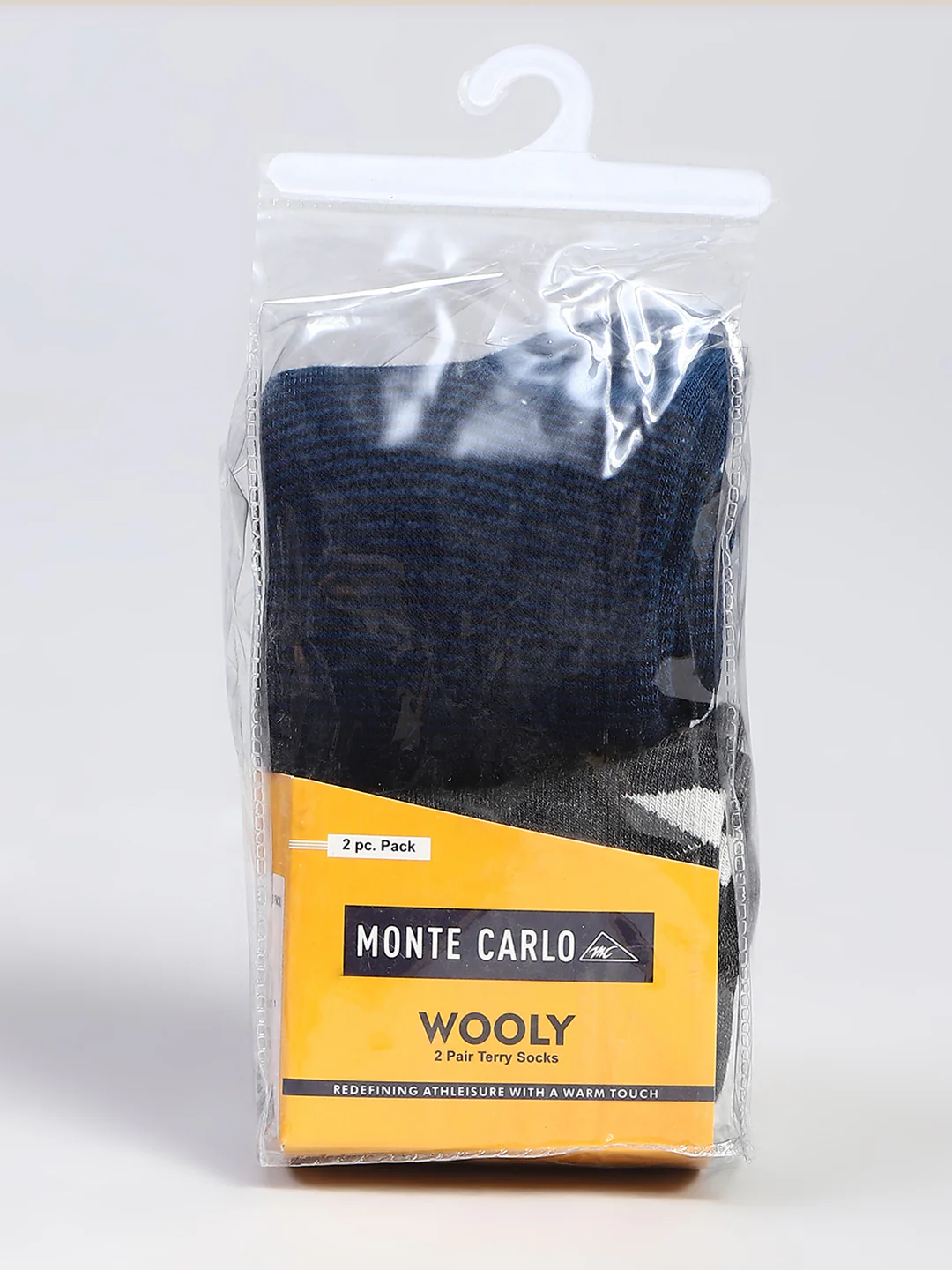 Men Wool blend Self Design Calf Length Socks (Pack of 2) - Image 10