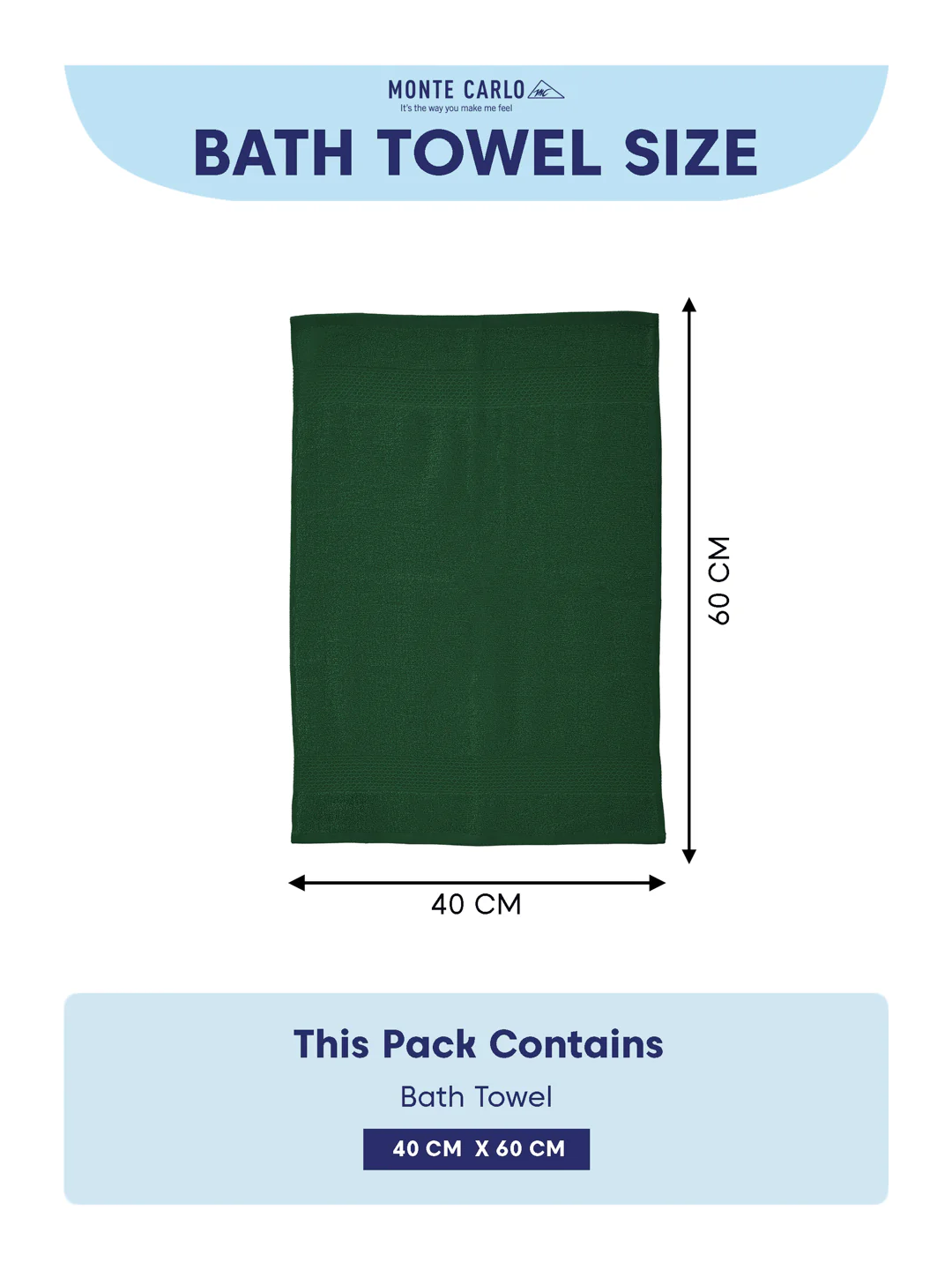 Mint Green 100% Cotton Solid 380 GSM Bath Towel Super Charm 3 Pc Set Gifting Box Pack - Image 11