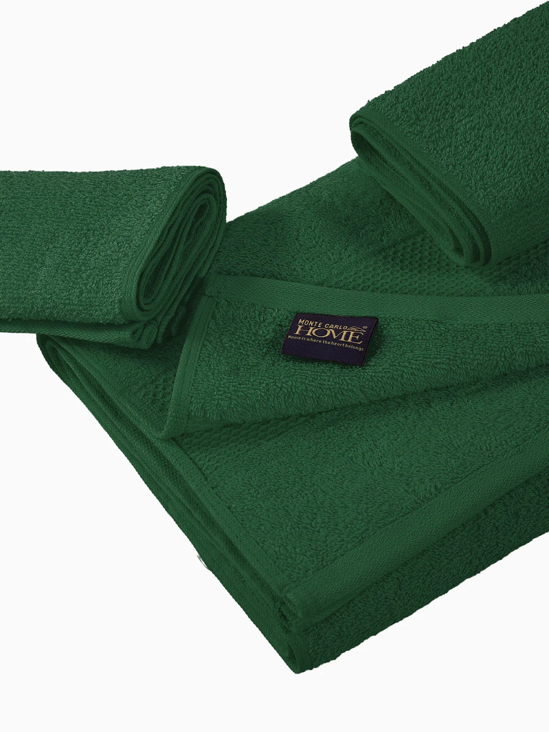 Mint Green 100% Cotton Solid 380 GSM Bath Towel Super Charm 3 Pc Set Gifting Box Pack - Image 7