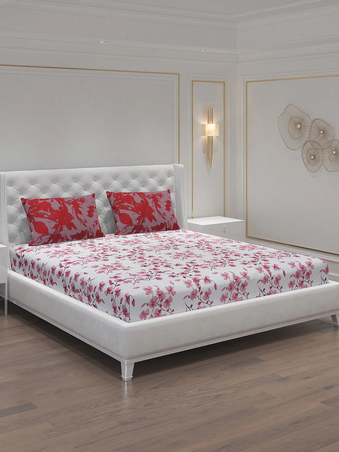 MOCA by Monte Carlo 104 GSM Cotton Double Bedsheet (2 Pcs Set) - Image 2