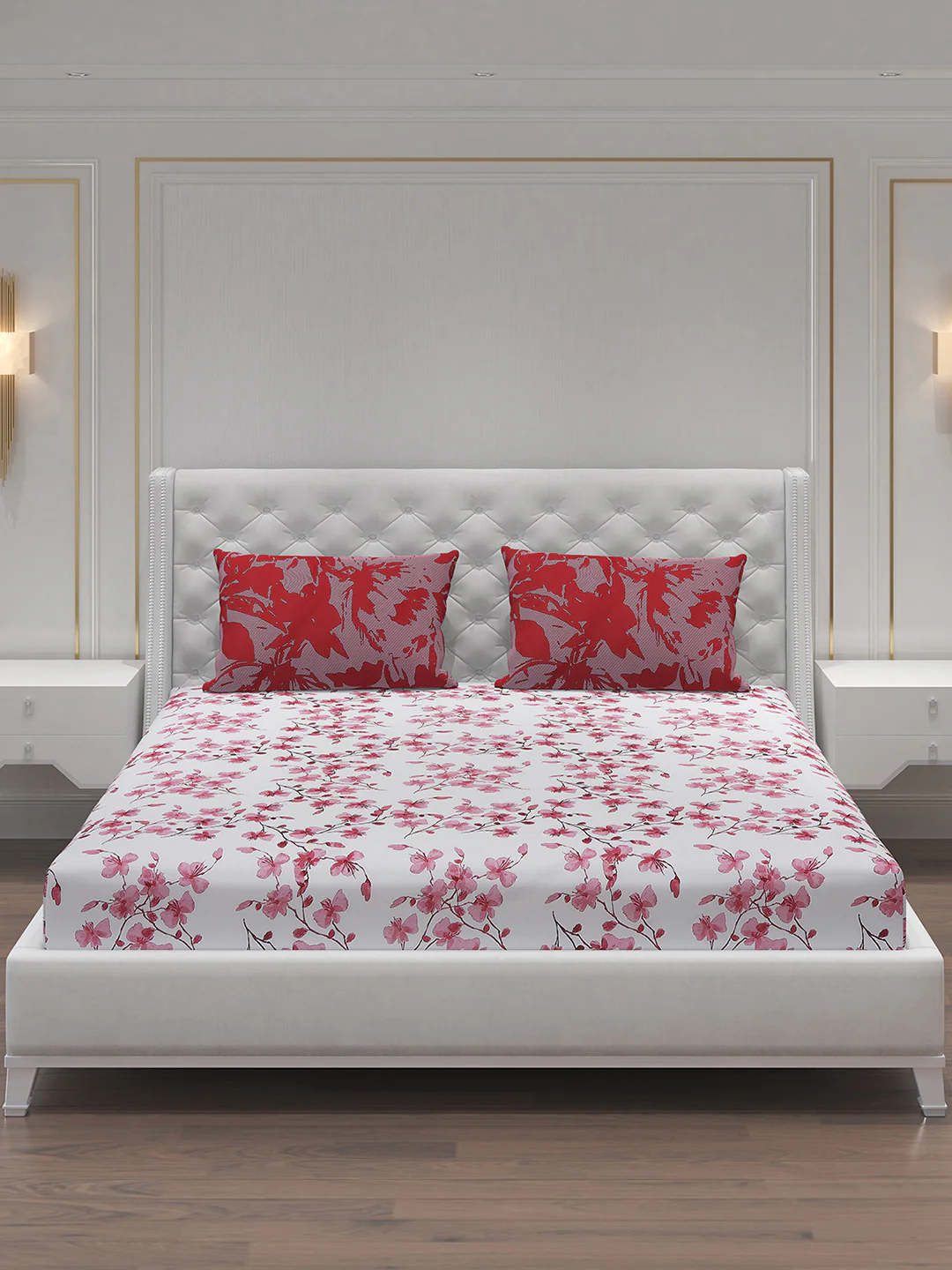 MOCA by Monte Carlo 104 GSM Cotton Double Bedsheet (2 Pcs Set) - Image 4