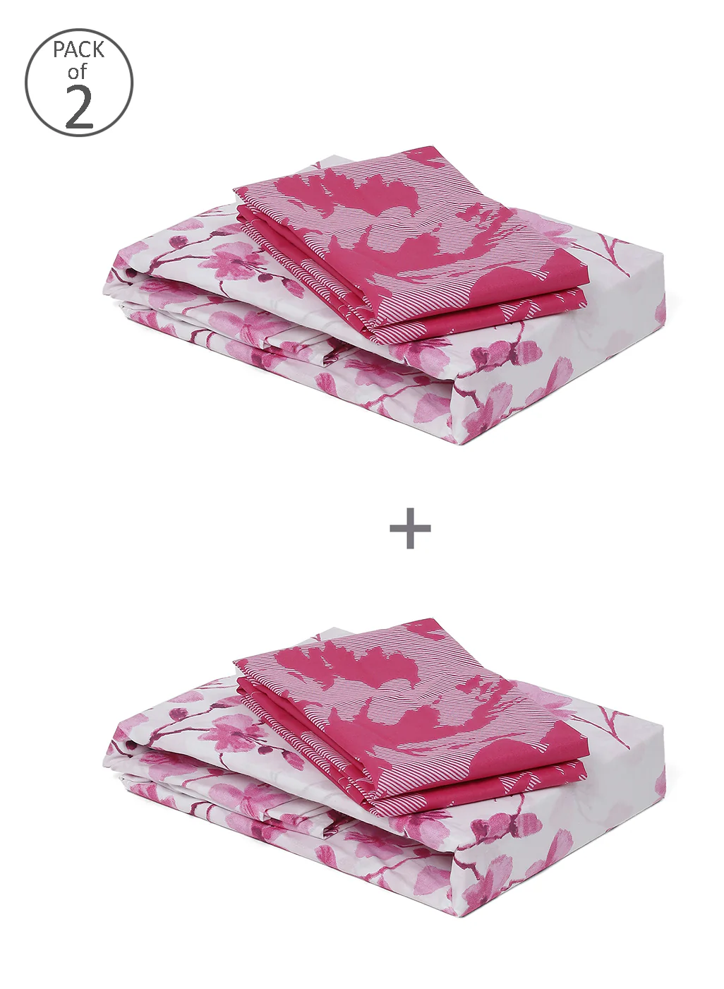 MOCA by Monte Carlo 104 GSM Cotton Double Bedsheet (2 Pcs Set) - Image 10