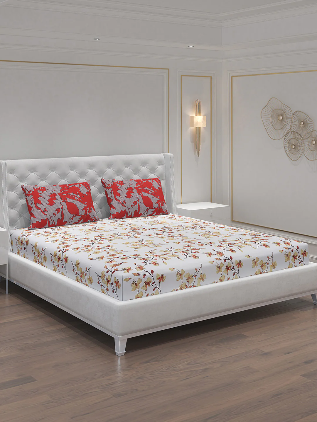 MOCA by Monte Carlo 104 GSM Cotton Double Bedsheet (2 Pcs Set) - Image 2