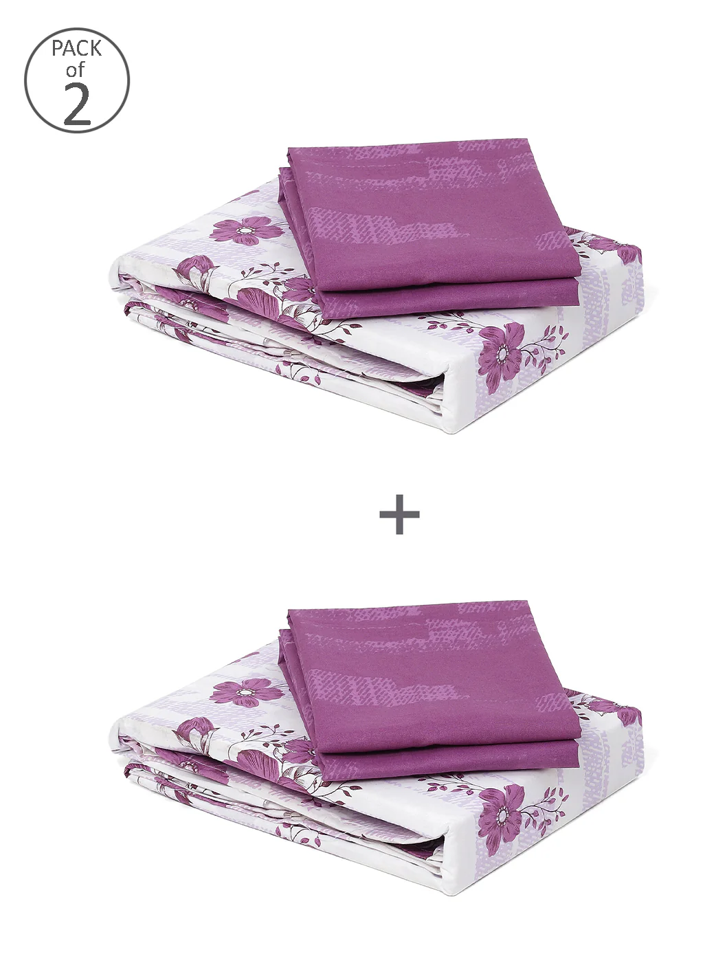 MOCA by Monte Carlo 104 GSM Cotton Double Bedsheet (2 Pcs Set) - Image 10