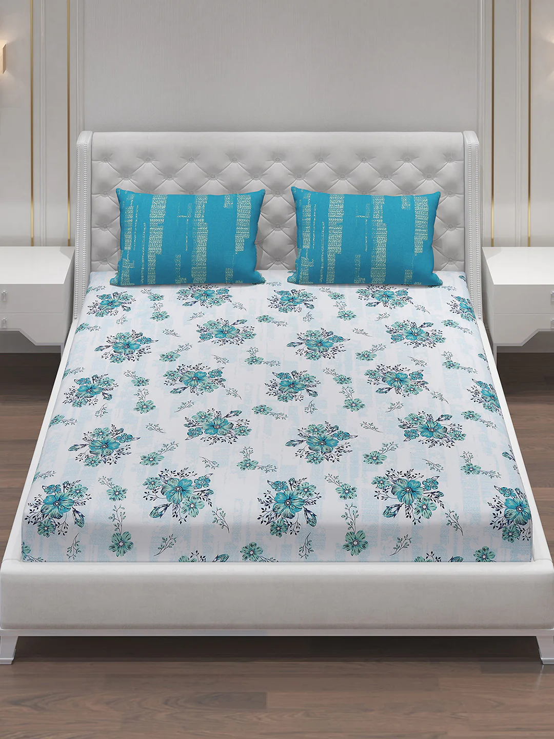 MOCA by Monte Carlo 104 GSM Cotton Double Bedsheet (2 Pcs Set) - Image 3