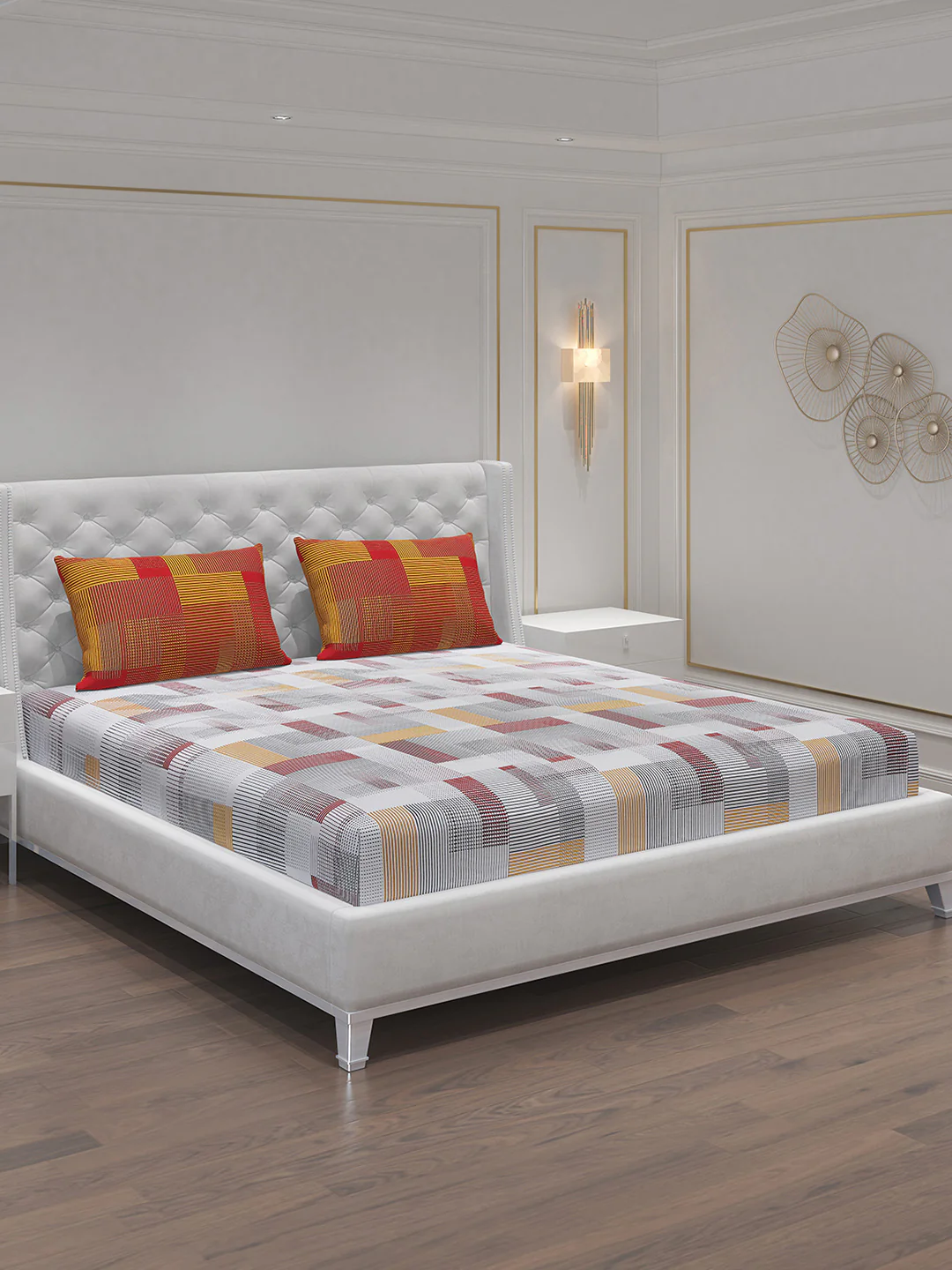 MOCA by Monte Carlo 104 GSM Cotton Double Bedsheet (2 Pcs Set) - Image 2