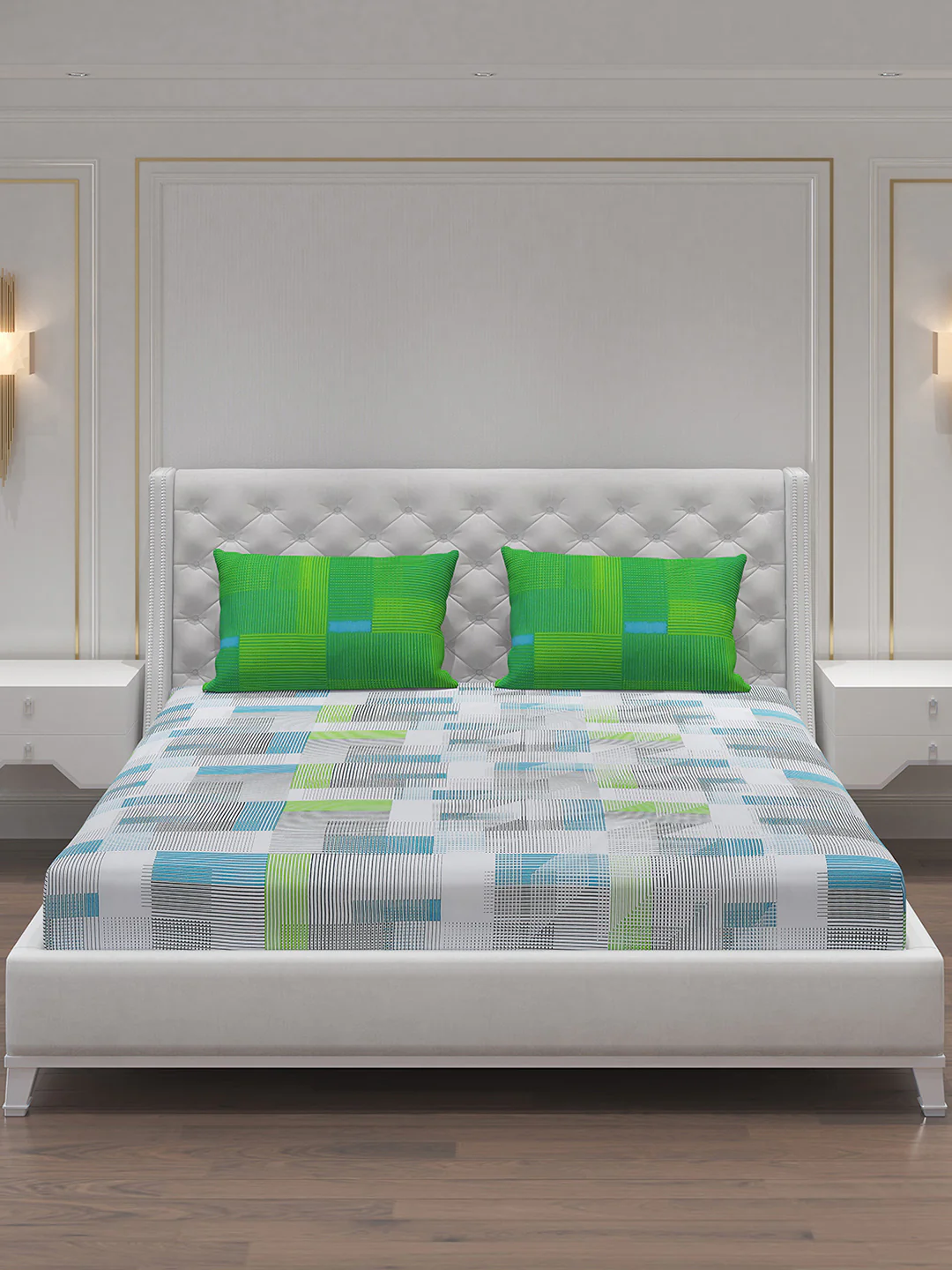 MOCA by Monte Carlo 104 GSM Cotton Double Bedsheet (2 Pcs Set) - Image 4