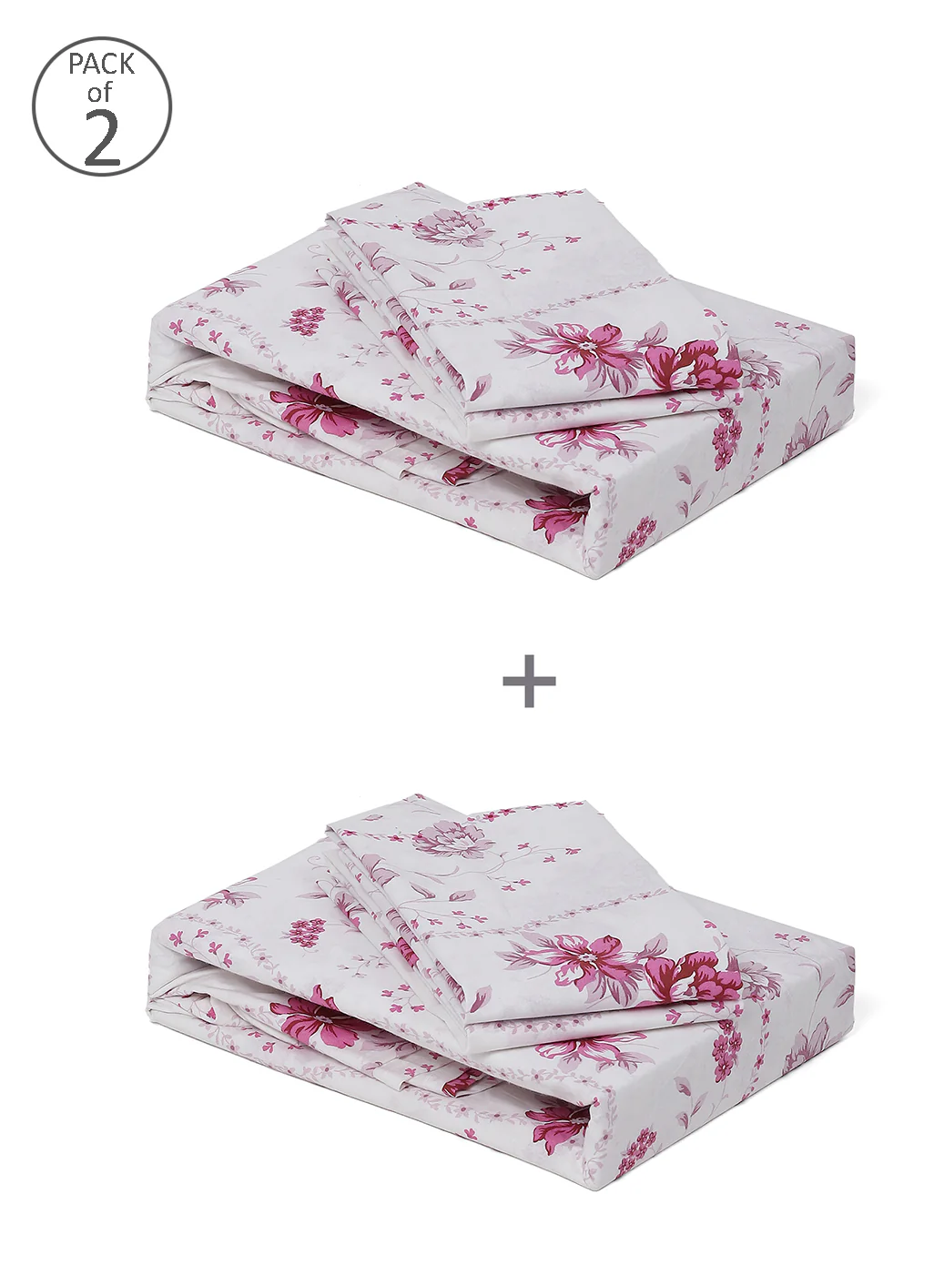 MOCA by Monte Carlo 104 GSM Cotton Double Bedsheet (2 Pcs Set) - Image 10
