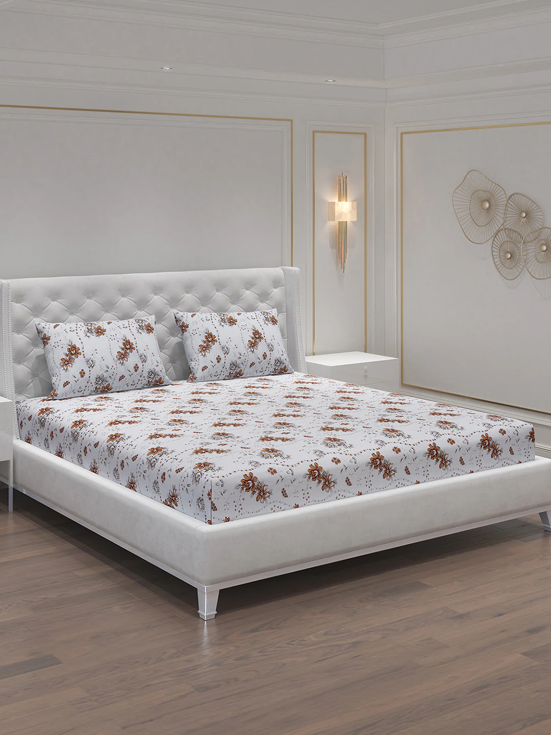 MOCA by Monte Carlo 104 GSM Cotton Double Bedsheet (2 Pcs Set) - Image 2