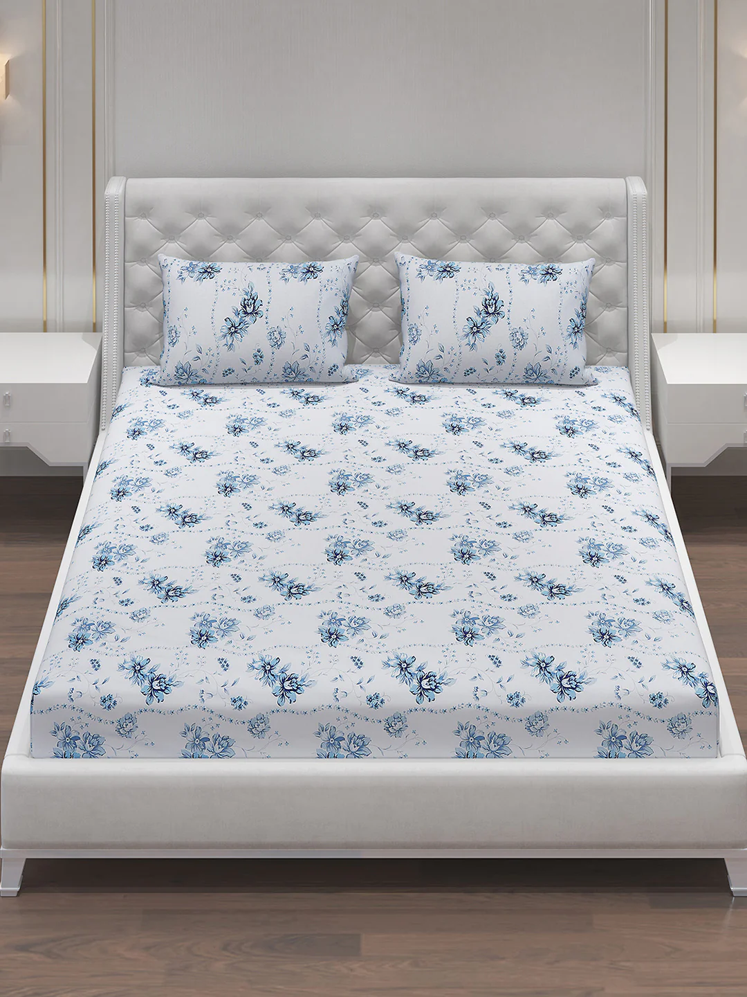 MOCA by Monte Carlo 104 GSM Cotton Double Bedsheet (2 Pcs Set) - Image 3