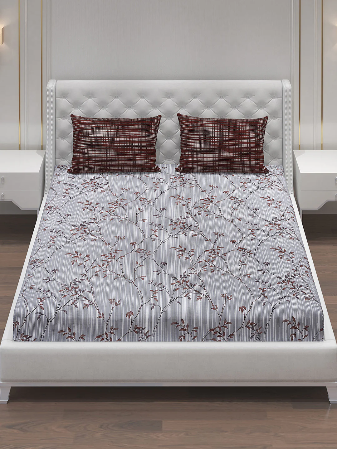 MOCA by Monte Carlo 104 GSM Cotton Double Bedsheet (2 Pcs Set) - Image 3