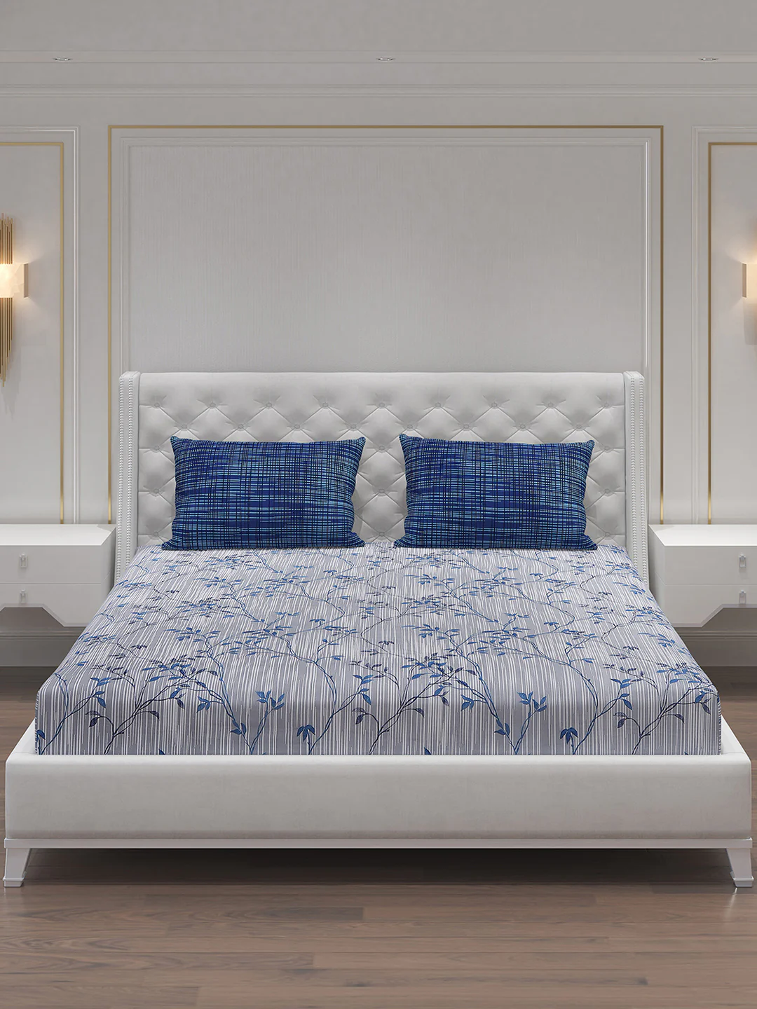 MOCA by Monte Carlo 104 GSM Cotton Double Bedsheet (2 Pcs Set) - Image 4