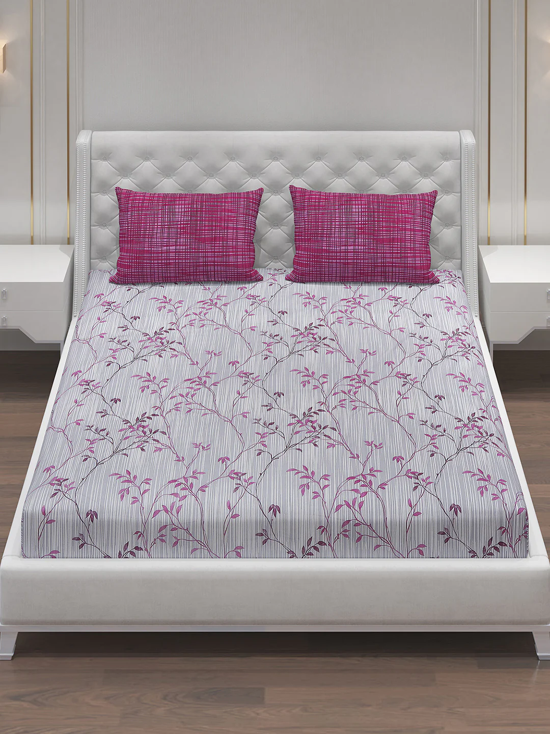 MOCA by Monte Carlo 104 GSM Cotton Double Bedsheet (2 Pcs Set) - Image 3
