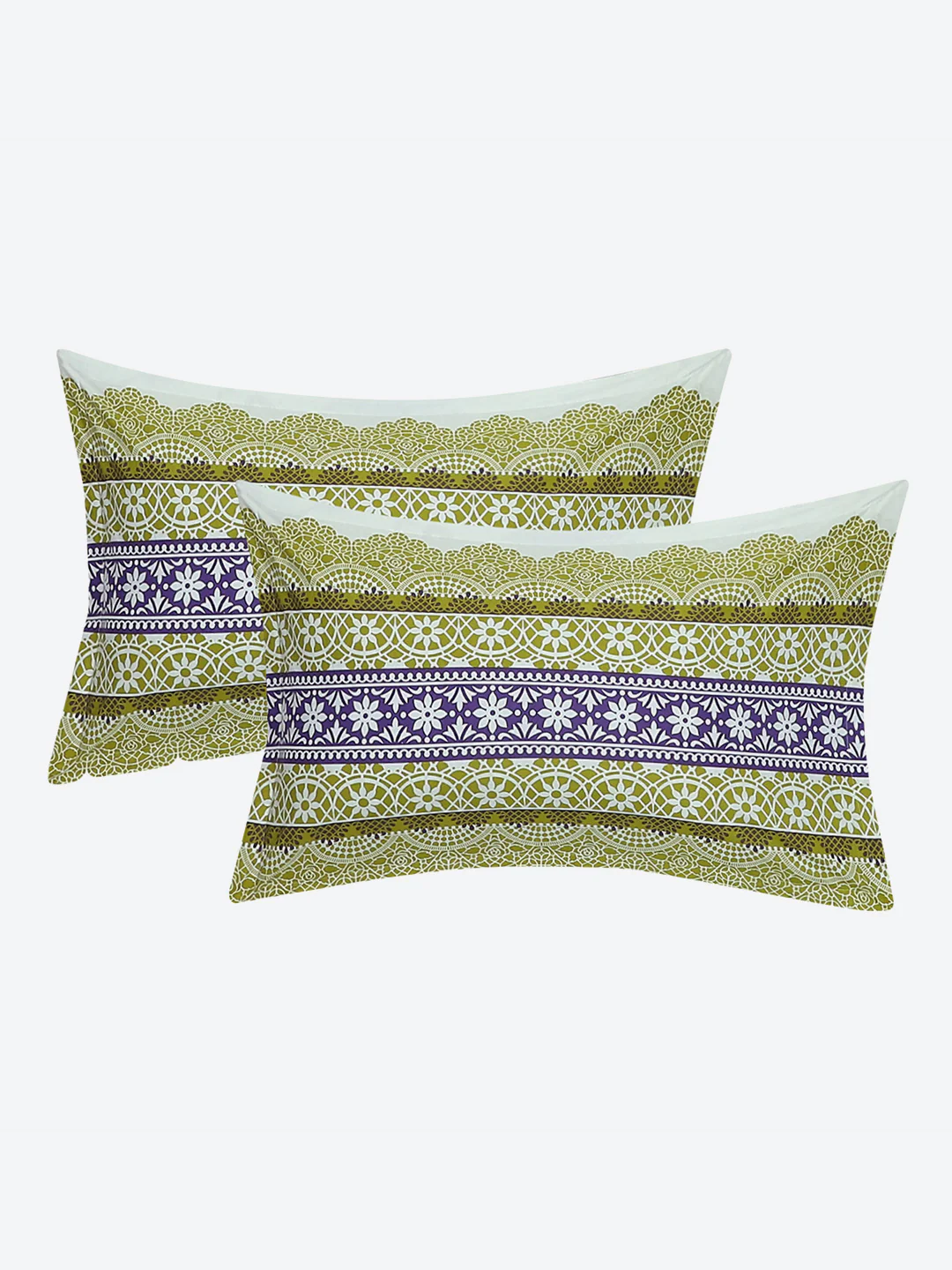 MOCA by Monte Carlo 104 TC Cotton Double Bedsheet with 2 Pillow Covers - Image 7