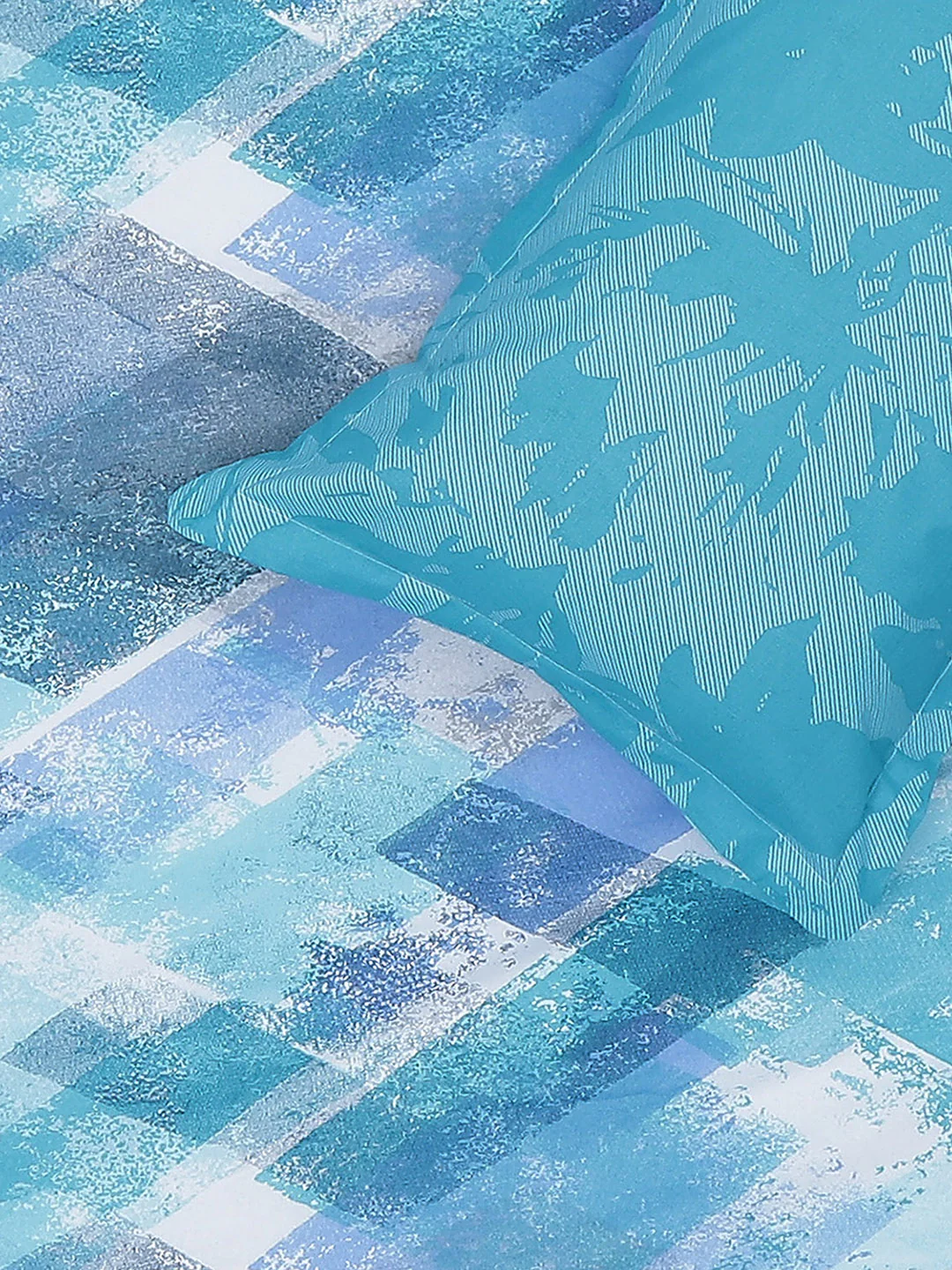 MOCA by Monte Carlo 104 TC Cotton Double Bedsheet with 2 Pillow Covers - Image 5
