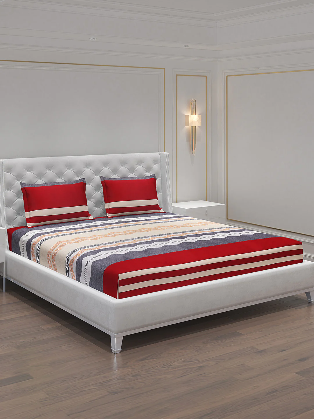 MOCA by Monte Carlo 120 GSM Microfibre Double Bedsheet (2 Pcs Set) - Image 2