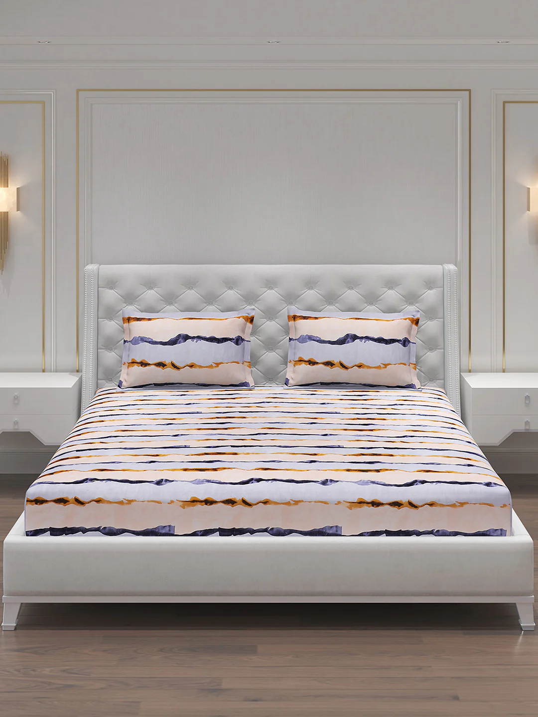MOCA by Monte Carlo 120 GSM Microfibre Double Bedsheet (2 Pcs Set) - Image 4