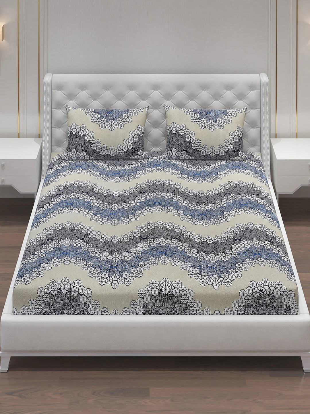 MOCA by Monte Carlo 120 GSM Microfibre Double Bedsheet (2 Pcs Set) - Image 3